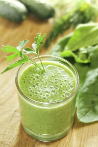 Healthy drink, vegetable juice, studio shot